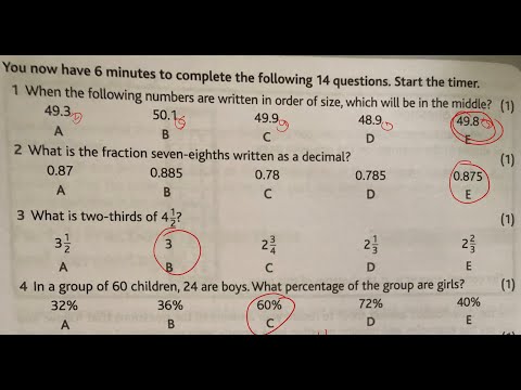 11+ CEM Tests | Practise Videos | Maths # 3