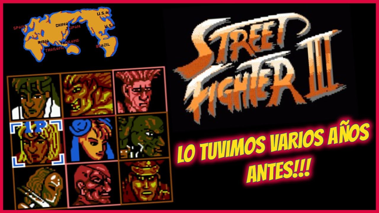 👊 STREET FIGHTER 3 👊 - FAMILY GAME - NES -