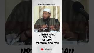 Download lagu Membedakan Dukun Berkedok Ustadz #ustadzkhalidbasalamah #islam mp3