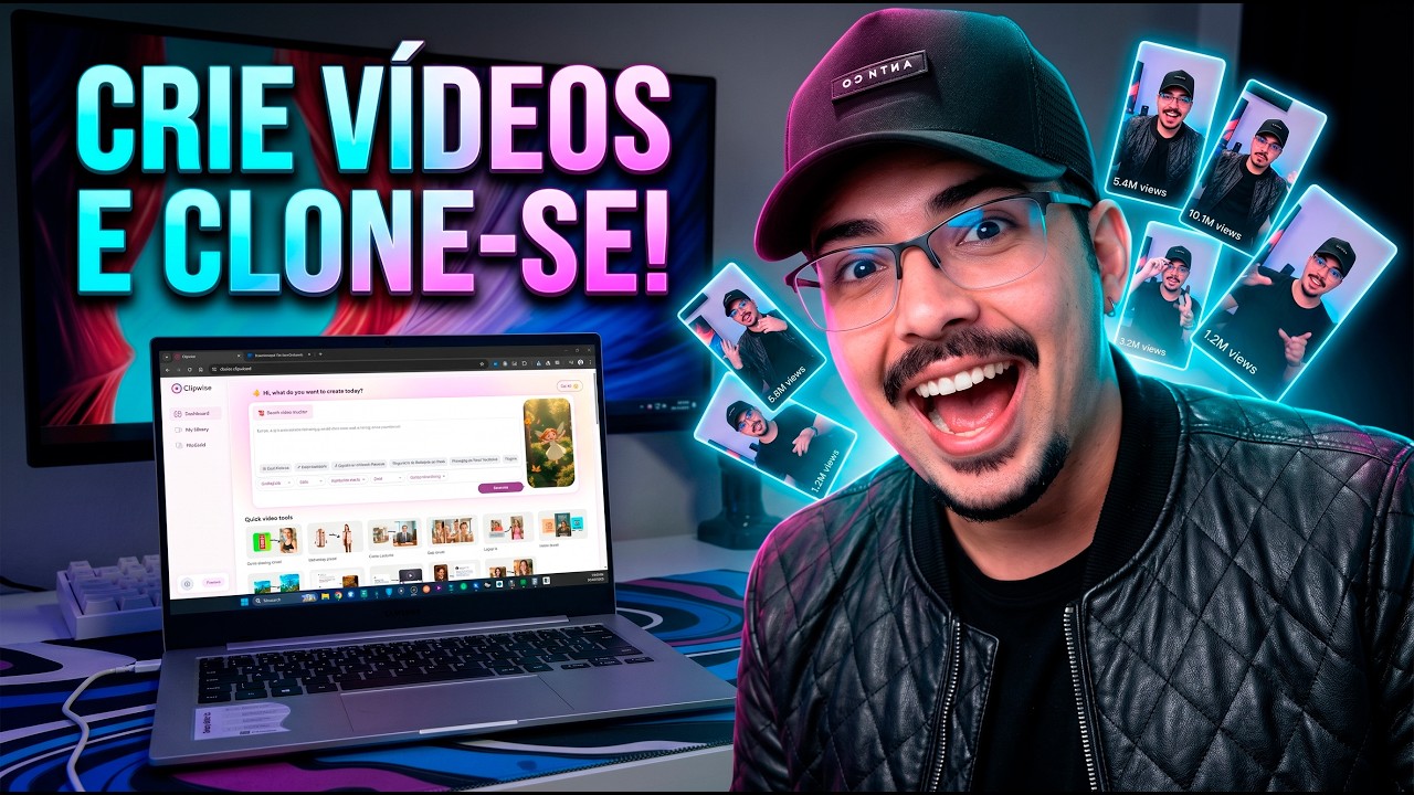 Adeus Editores? CLIPWISE AI Cria Vídeos Completos Só Com Texto! 🤖💥