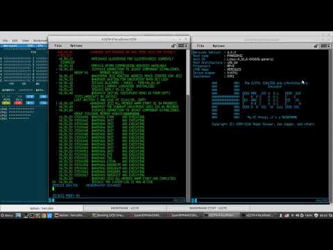 Mainframe Z/OS 1.10 Hercules on Linux
