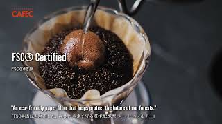 CAFEC Abaca+ Trapezoid Coffee Filter