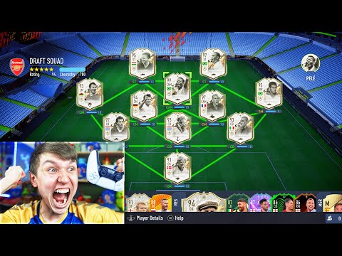194 RATED FULL PRIME ICON MOMENTS FUT DRAFT!! (FIFA 22)