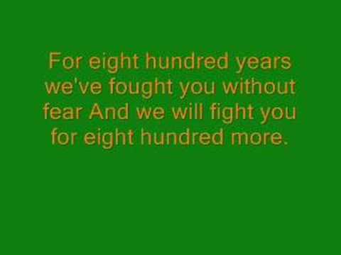 Go on home british soldiers with lyrics