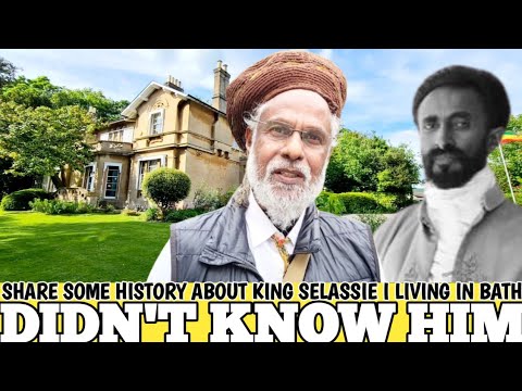 Ras Cos Tafari on the Emperor haile Selassie I living Fairfield House Bath Uk