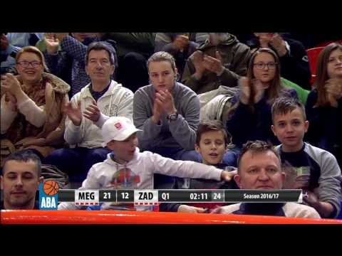 ABA Liga 2016/17 highlights, Round 19: Mega Leks - Zadar (22.1.2017)