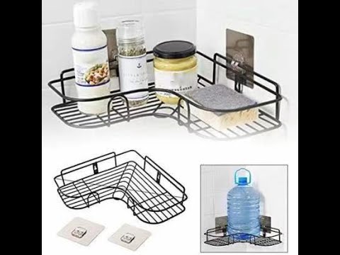 Bathroom corner shelf