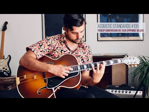AS 135 - Beautiful Love - Pickup comparison Mccarthy VS DeArmond on 1936 Epiphone Deluxe