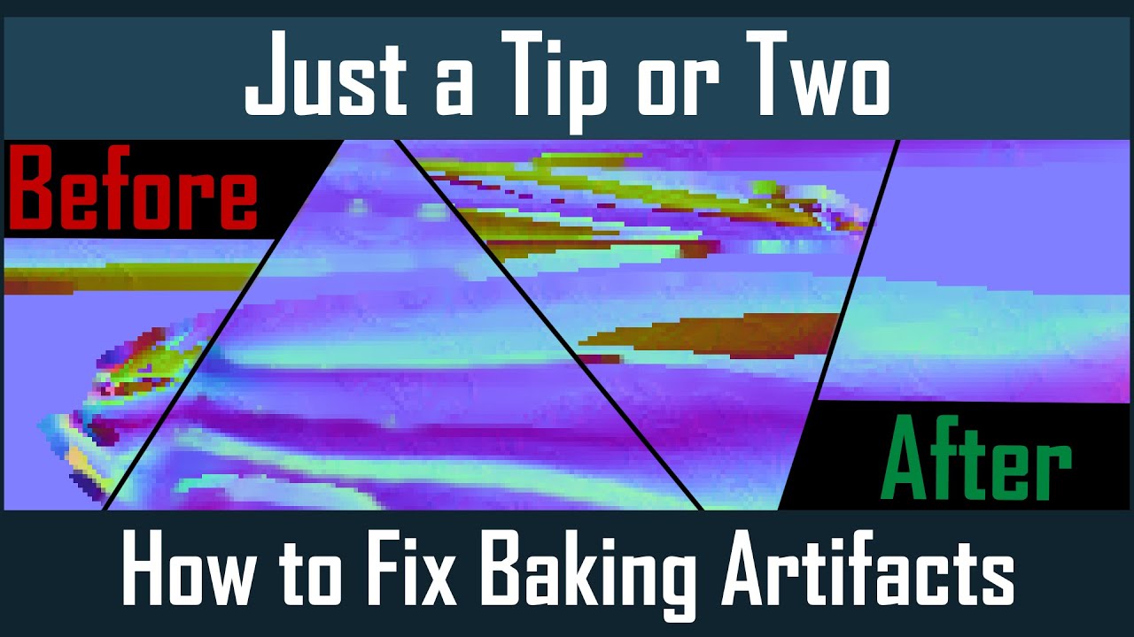 How to Fix Normal Map Artifacts - A Blender Tip or Two