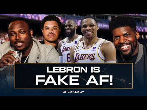 "LeBron is FAKE AF" Acho and Shady REACT to Russell Westbrook and LeBron beef | SPEAKEASY