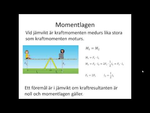Gy Fysik 2 Heureka Kap 2 Jämvikt och kraftmoment Kapitelsammanfattning