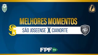 MELHORES MOMENTOS | SÃO JOSEENSE 0X0 CIANORTE | PARANAENSE 2026 | RODADA 3