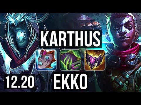 KARTHUS vs EKKO (MID) | 12/1/13, 1.9M mastery, 800+ games, Dominating | KR Diamond | 12.20