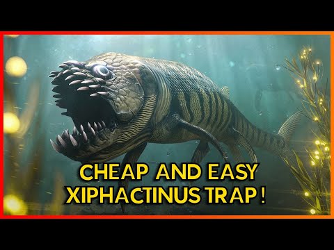 The Easiest and Cheapest Xiphactinus Trap! ARK SURVIVAL ASCENDED
