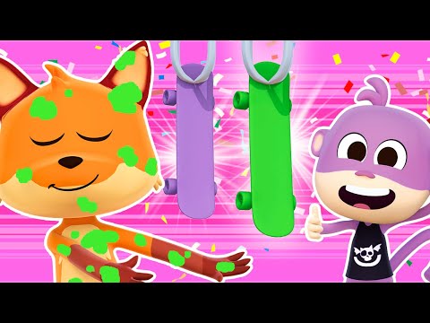 ¡Vamos a Jugar con Tufín y los Skates de Colores #2! y Más Juegos Divertidos| Canciones del Zoo