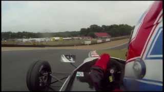 preview picture of video 'Sliding a Formula Ford 1600 car'