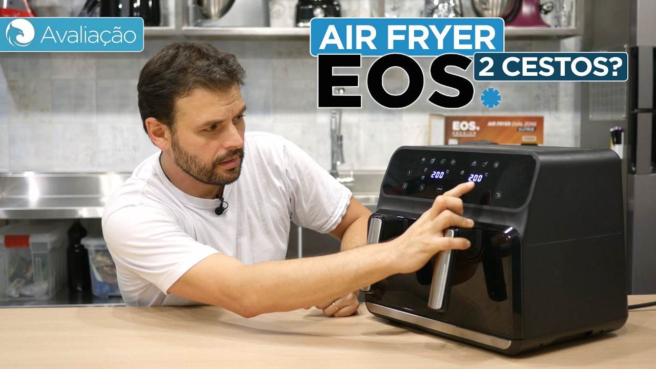 EOS Dual Zone: Air Fryer com Divisória e Visor! Vale a pena? | Avaliação da Harpyja