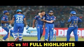 Delhi Capitals vs Mumbai Indians Highlights | IPL 2019 MI vs DC | Hardik Pandya Batting