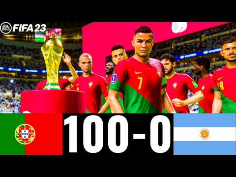 PORTUGAL 100-0 ARGENTINA | FIFA WORLD CUP FINAL 2026 | PS5 4K GAMEPLAY #fifa23