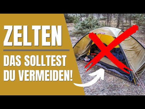 Zelten in den Alpen - 5 Tipps um Kondenswasser im Zelt zu verhindern
