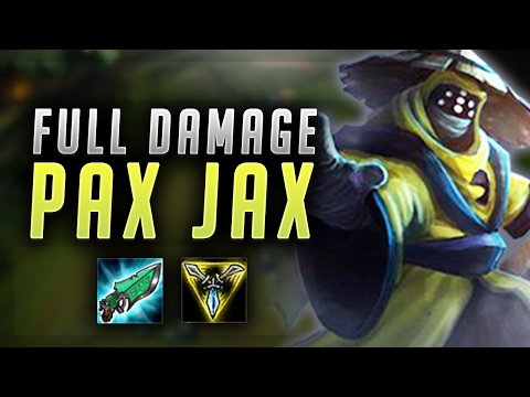 FULL DAMAGE PAX JAX! GUNBLADE + TRIFORCE OP! - League of Legends Gameplay