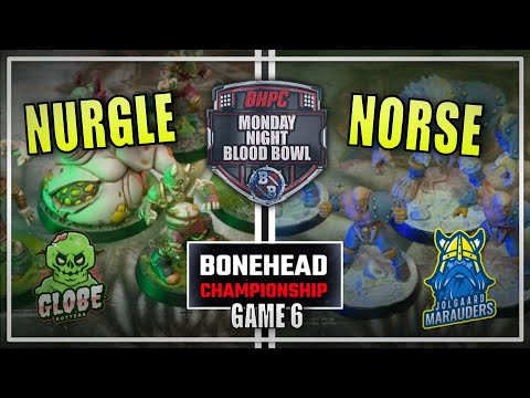 🔴 NURGLE vs NORSE ! LIVE Blood Bowl BONEHEAD CHAMPIONSHIP - Monday Night Blood Bowl!