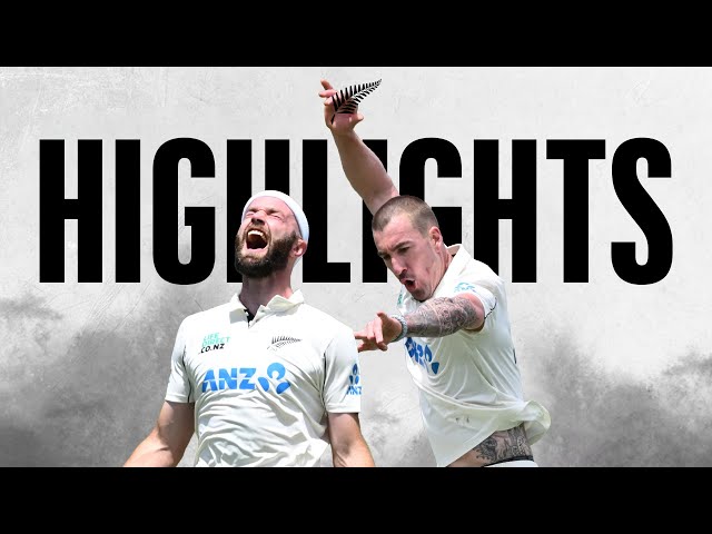 Strong Bowling Effort on Day 1 | Highlights | New Zealand v West Indies | 2nd Test Day 1 Strong Bowling Effort on Day 1 | Highlights | New Zealand v West Indies | 2nd Test Day 1
