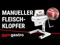 Manual meat mallet / meat tenderiser - max. cutting width 125 mm