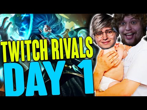 Carrying Sneaky in Twitch Rivals Day #1