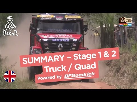 Stage 1 & 2 Summary - Quad/Truck - Dakar 2017