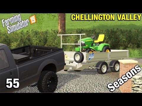 LAWN MAINTENANCE Chellington Valley Timelapse - FS19 Ep 55