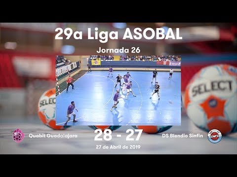 LIGA ASOBAL J26: Quabit Guadalajara - DS Blendio Sinfin 28-27