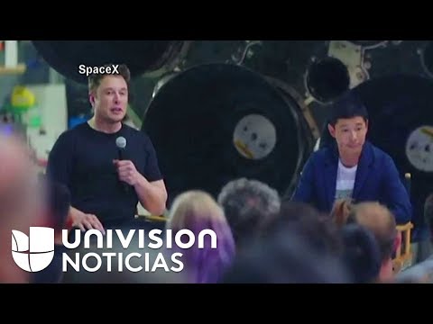 SpaceX announces it has confirmed the world's first private passenger to fly around the Moon.