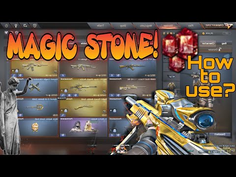 How to use MAGIC STONE? Noble Gold to VVIP! Barrett/Kukri/M4 |CrossFire Philippines| MonarchZombieV4
