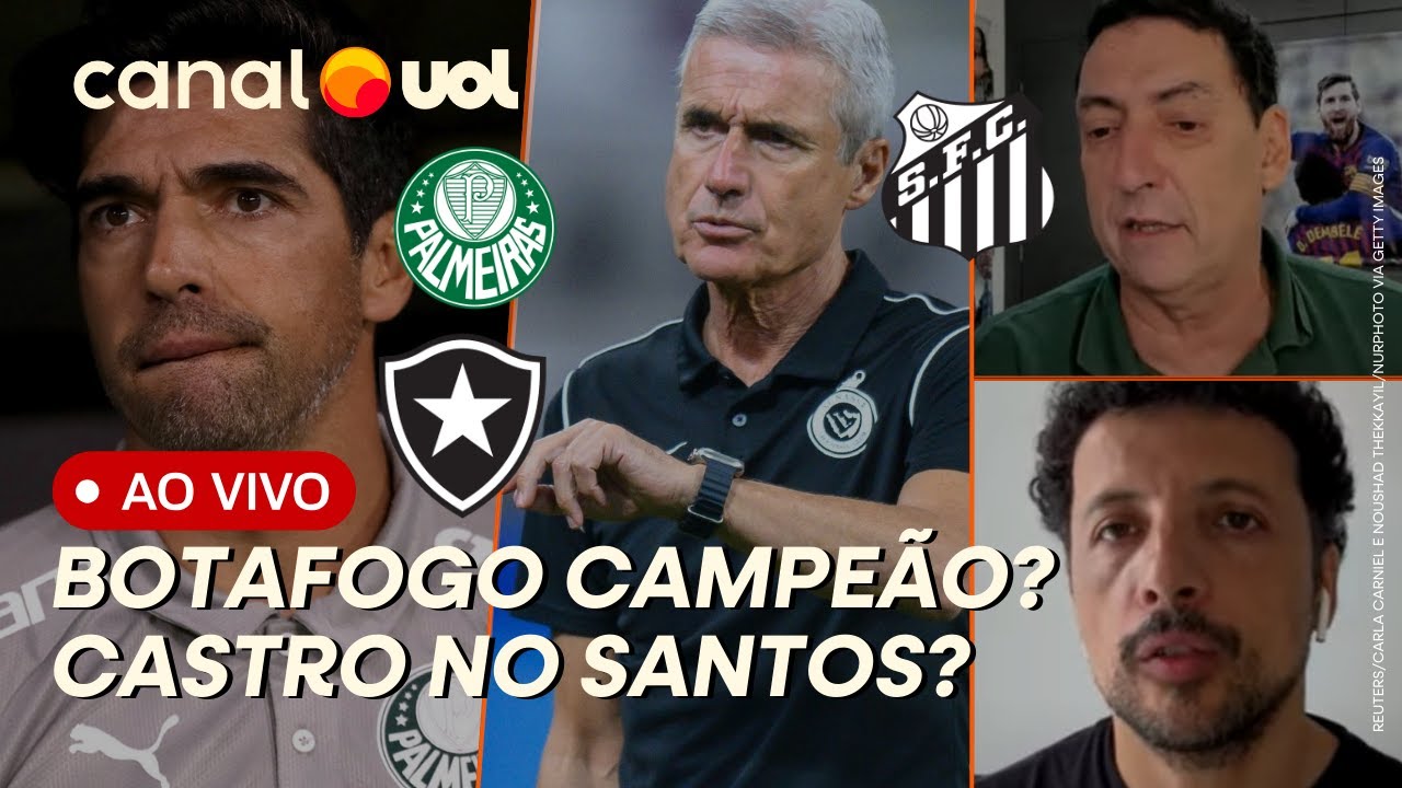 🔴 BOTAFOGO LÍDER! E AGORA, PALMEIRAS? UM MÊS DA EMBOSCADA DA MANCHA! O QUE SE SABE? CASTRO NO SANTOS