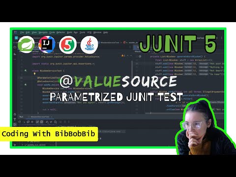 Writing Tests with JUnit 5, Parameterized Test Junit 5, Unit Testing Java, Coding with BibBobBib