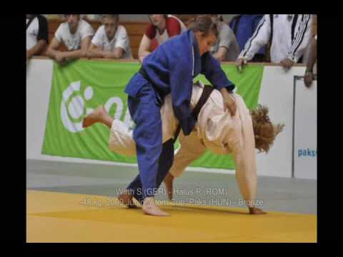 Judo 2009 Paks -48kg Wirth S (GER) - Halus R (ROM) - Bronze Junior Atom Cup