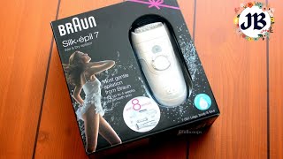 Braun Silk Epil 7 Unboxing, Demo & Review | How to Use Braun Silk Epil Epilator | Best Epilator
