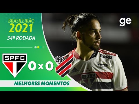 Gols e lances de São Paulo x Athletico Paranaense