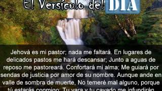 Miniatura del video: El versiculo del dia .com - Salmos 23 v1-4