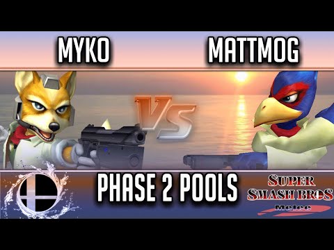 Smash'N'Splash 4  PHASE 2 POOLS -  Myko (Fox) vs  mattmog (Falco)