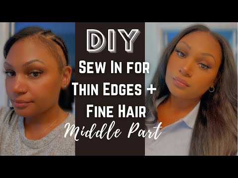 The Best DIY Sew In Technique For Thin Edges + Fine...