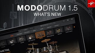 Video thumbnail for MODO DRUM 1.5 - What's New - get realistic, natural and customizable drum tracks by ikmultimedia