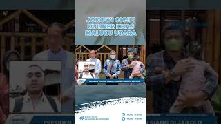 Presiden Joko Widodo Cicipi Kuliner khas Maluku Utara saat Berkunjung ke Halmahera Barat