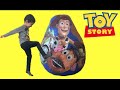 Toy Story GIANT Surprise Egg Opening Buzz Lightyear Woody Jessie And Mr Potato Head Toys