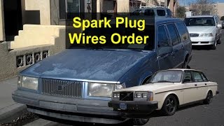 Spark plug order on Volvo 4 cylinder engine, 740, 240, and 940 vehicles - VOTD