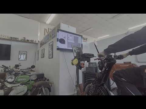 ETZ 250 Projekt Quadrathuber (28,1PS Radleistung), Leistungsmessung mit Auspuff von Szujo V1