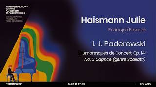 Download lagu Haismann Julie - I. J. Paderewski – Humoresques de Concert, Op. 14: No. 3 Caprice (genre Scarlatti) mp3