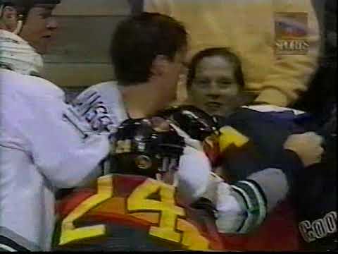 Whalers vs Canucks Brawl - Feb 7, 1996