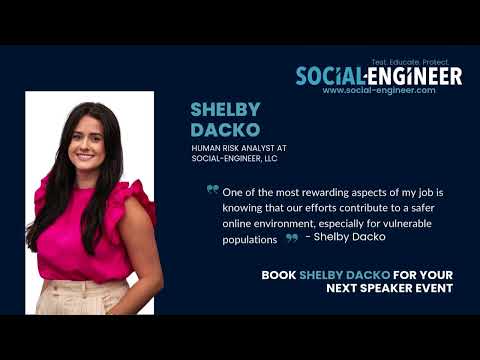 Shelby Dacko   Book Your Event Speaker  YouTube Video